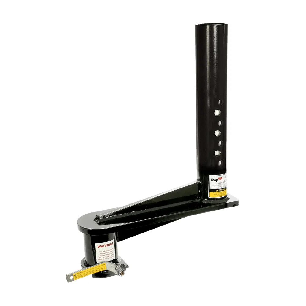 SB116 – POPUP-YOUNGS Gooseneck Trailer Coupler, Adjustable Round 16 Inch Offset 24000 Pound Capacity 2-5/16 Inch Ball...